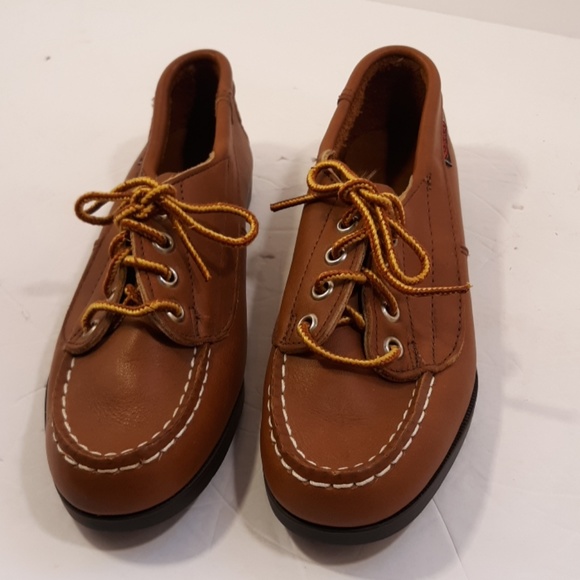 Sebago Campsides Mocs size 5 NWOT Leather MADE US - Picture 2 of 8